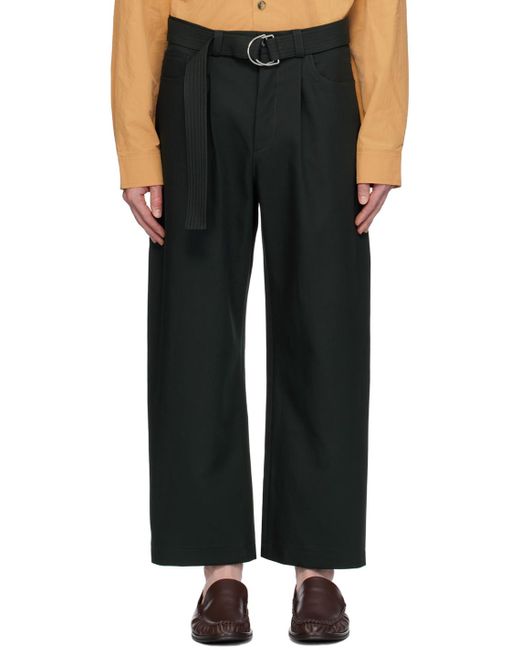 Nanushka Black Ferre Trousers for men