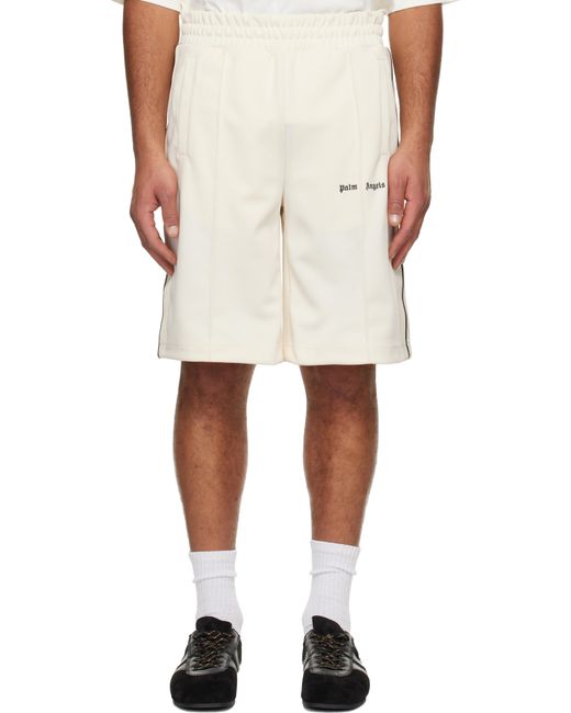 Palm Angels Off- Classic Logo Track Shorts in White for Men | Lyst