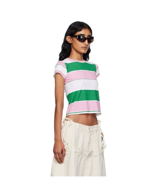 Abra Multicolor Ssense Exclusive Stripes T-Shirt