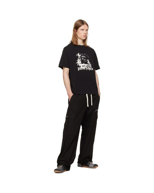 Palm Angels Black Palm Statement T-Shirt for men