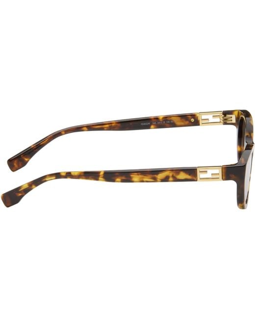 Fendi Brown Baguette Sunglasses