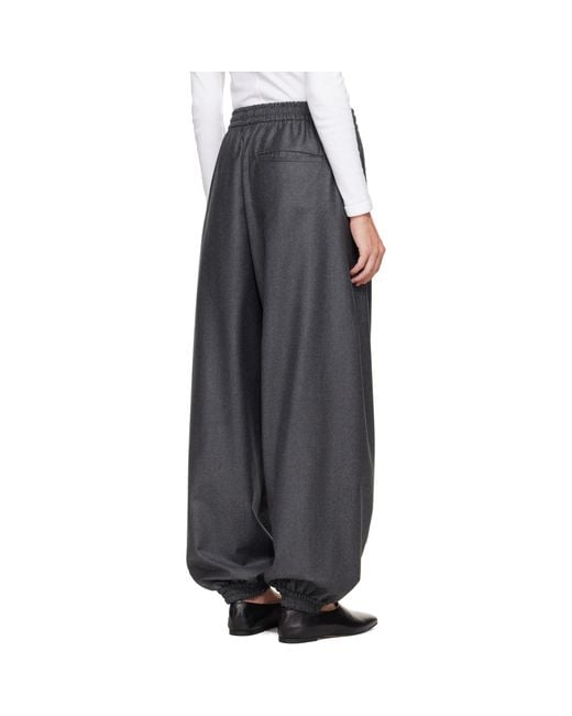Rohe Gray Balloon Track Pants