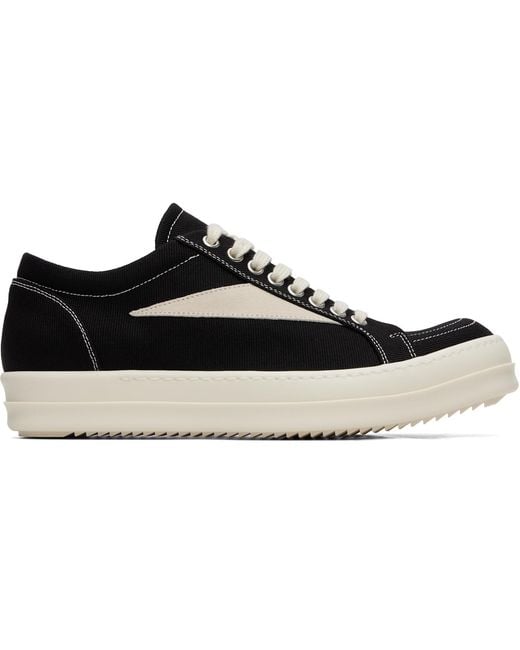 Rick Owens Black Tower Vintage Sneaks Sneakers