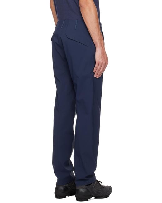 Veilance Blue Indisce Mx Trousers for men