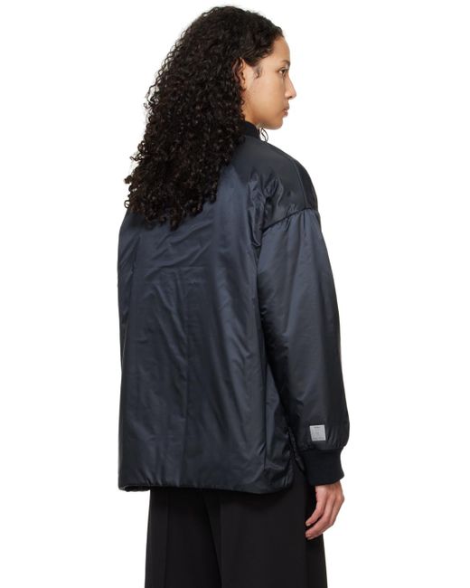 Max Mara Blue Navy Danish Bomber Jacket