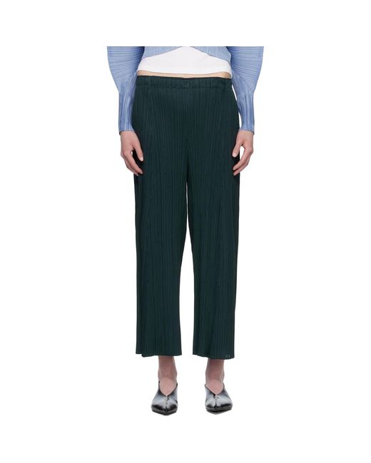 Pleats Please Issey Miyake Black Monthly Colors November Trousers