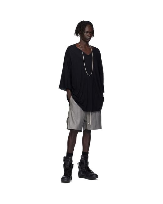 Rick Owens Blue Concordians V Tommy T-Shirt for men