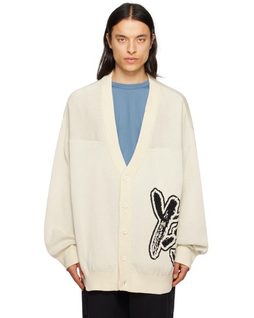 Y-3 Off-white Loose Cardigan for men