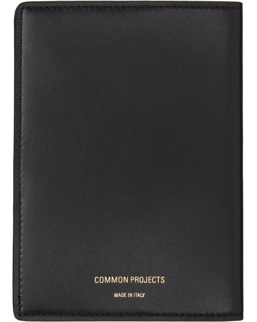 Common Projects Black Folio Passport Holder for men
