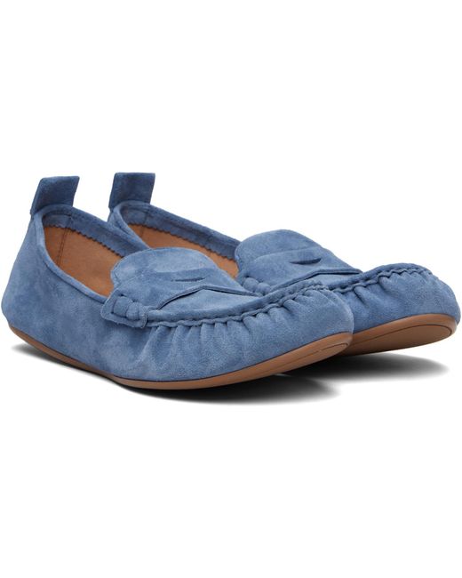Acne Black Suede Loafers