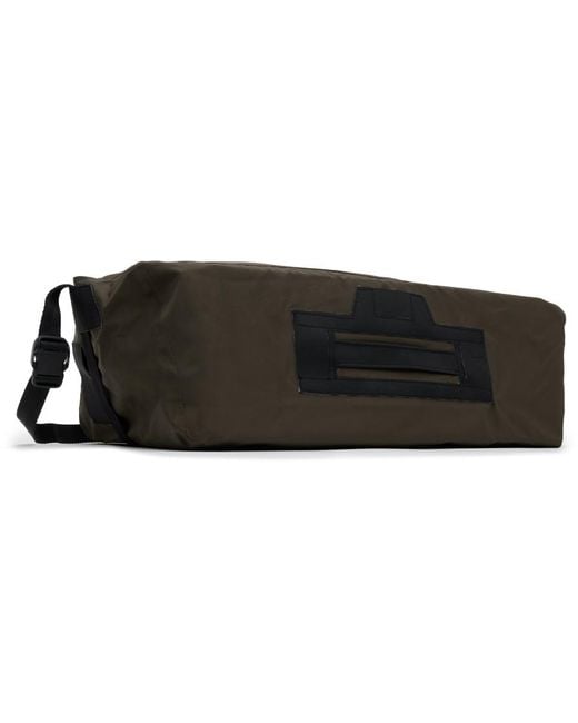GR10K Black 3l Microgrid Duffle Bag for men