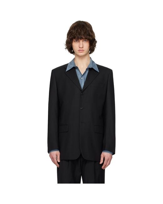 sunflower Black Show Blazer for men