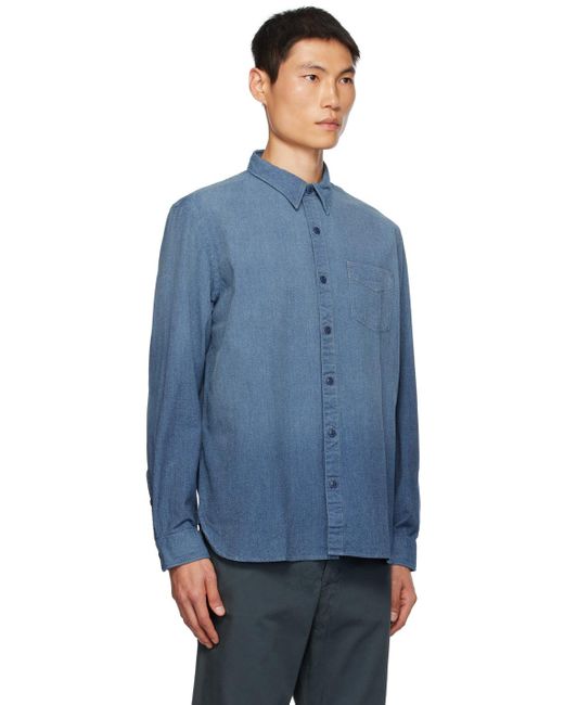 RRL Blue Irving Shirt for men