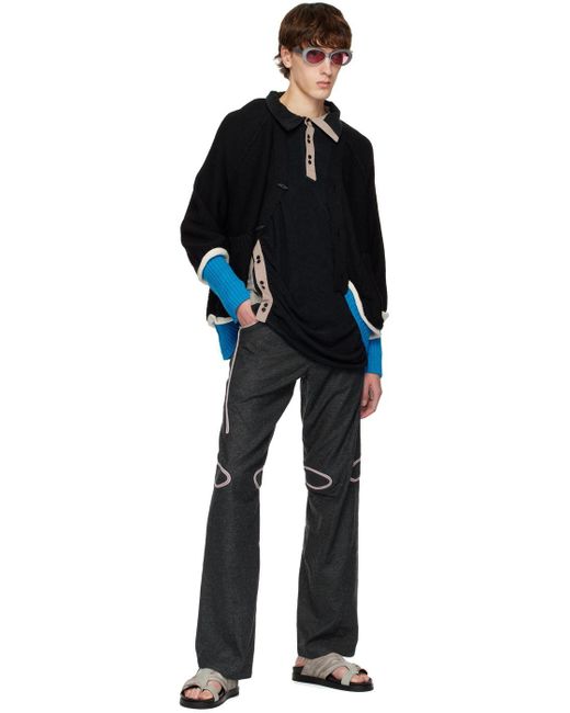 Kiko Kostadinov Iblish Cardigan in Black for Men | Lyst