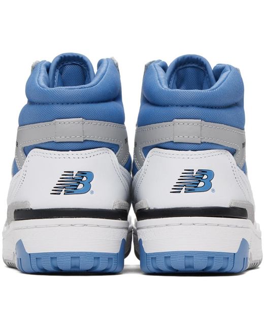 New Balance Black White & Blue 650 Sneakers