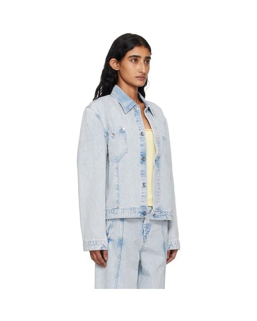 YMC White Loft Denim Jacket