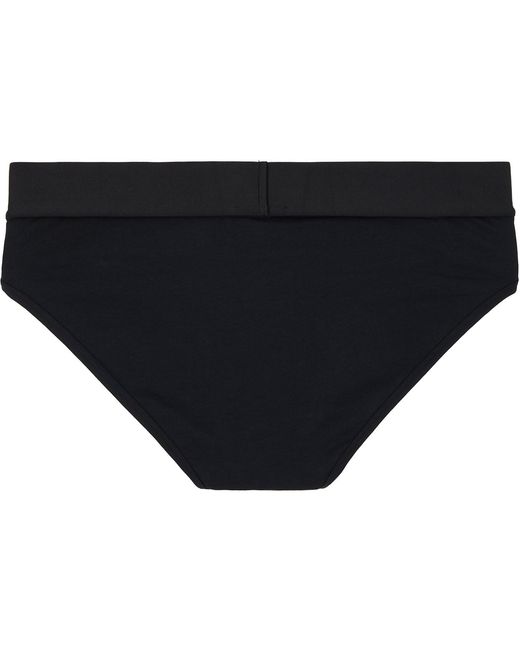 Versace Black Two-Pack Cotton-Jersey Briefs for men