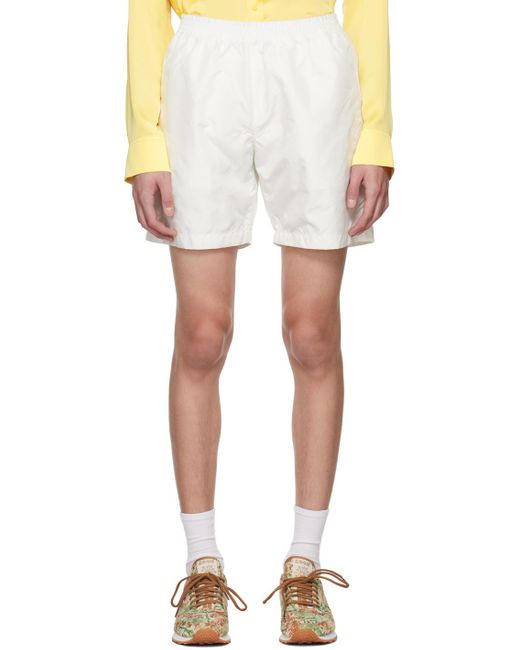 KANGHYUK White Off- Airbag Shorts for men