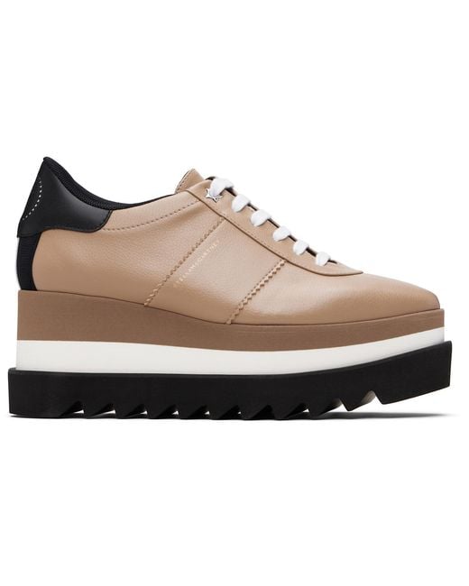 Stella McCartney Black Sneak-Elyse Platform Sneakers
