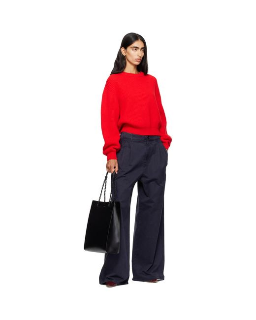 Jil Sander Black Tangle Tote