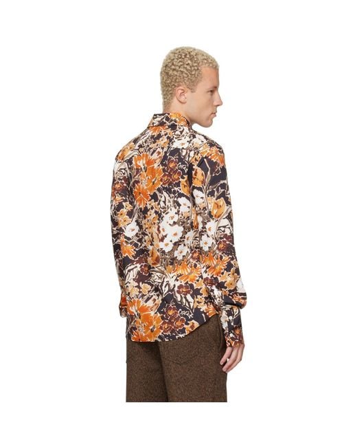 Marni Multicolor Floral Shirt for men