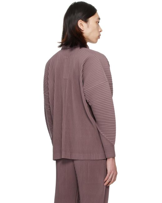 Homme Plissé Issey Miyake Homme Plissé Issey Miyake Purple Monthly Color January Polo for men