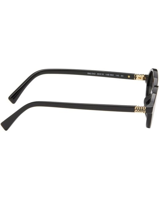 Miu Miu Gray Miu Regard Sunglasses