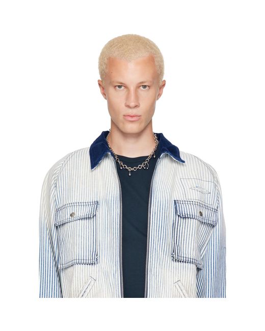 Justine Clenquet Metallic Holly Necklace for men