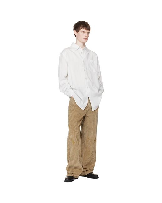 Our Legacy White Off- Vast Shirt for men