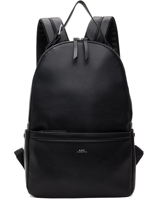A.P.C. . Black Nino Backpack for men
