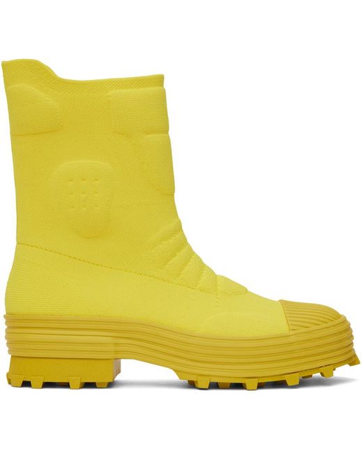 Camper Yellow Traktori Boots for men