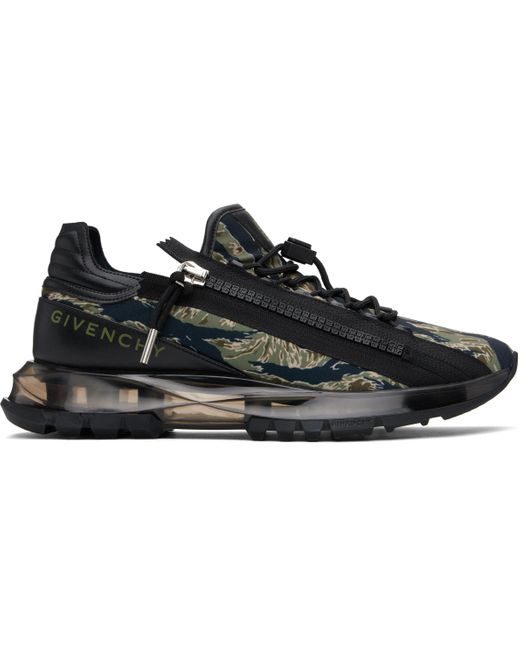 Givenchy Black Khaki Spectre Sneakers for men