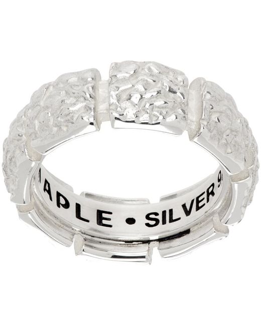 Maple Metallic Chalice Ring for men