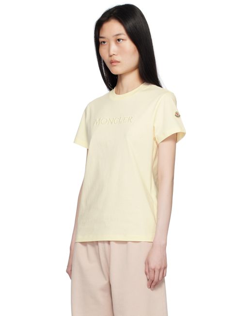 Moncler ホワイト Ss Tシャツ Natural