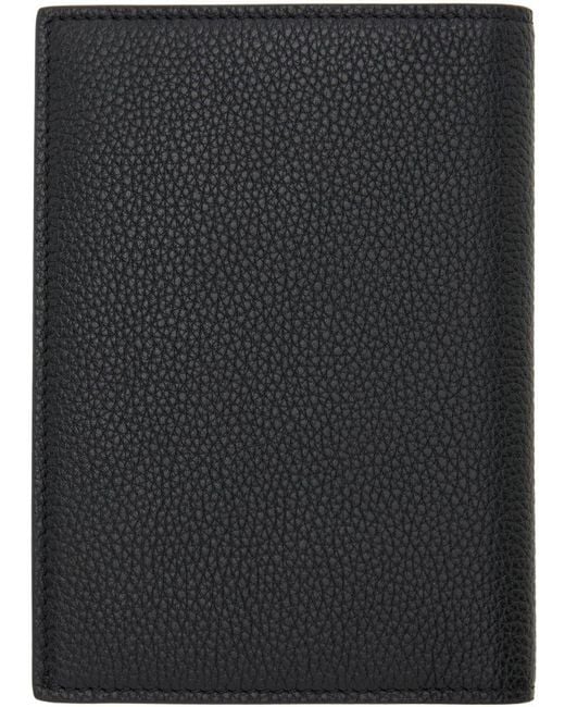 Tom Ford Soft Grain Leather Passport Holder in Black for Men Lyst