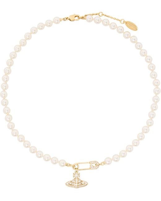 Vivienne Westwood Natural Lucrece Pearl Necklace