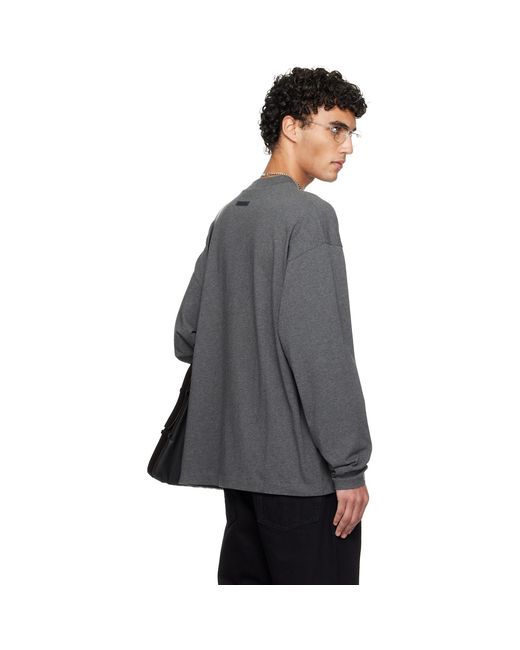Fear Of God Black Holiday Classic Long Sleeve T-Shirt for men