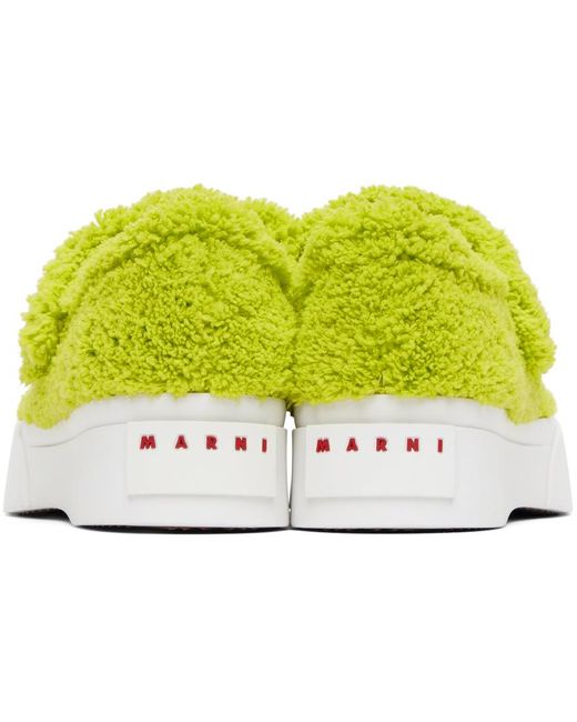 Marni Black Merino Mary-jane Sneakers
