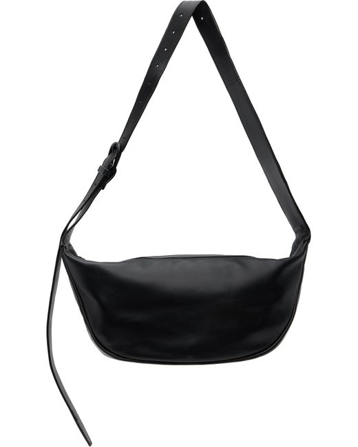 St. Agni Black Adjustable Crescent Bag