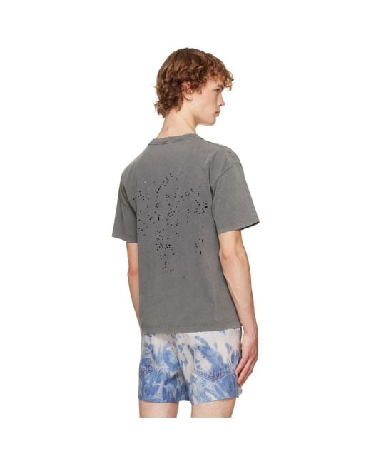Satisfy Gray Mothtech T‑Shirt for men
