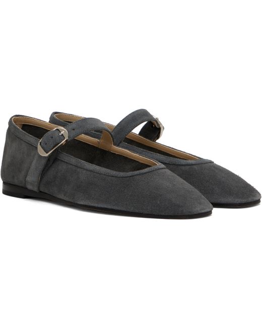 Le Monde Beryl Mary Jane Ballerina Flats in Black | Lyst