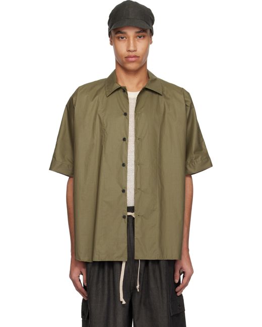 Chemise À Manches Courtes Typewriter Kaki Jan Jan Van Essche pour homme en coloris Green