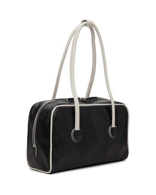 MARGE SHERWOOD Black Soft Boston Bag