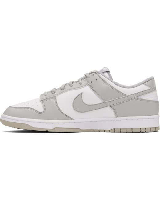 Nike White Dunk Low Retro Sneakers for men