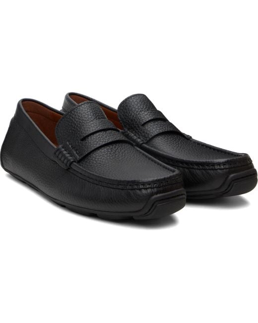 メンズ COACH ブラック Luca ドライビングシューズ Black