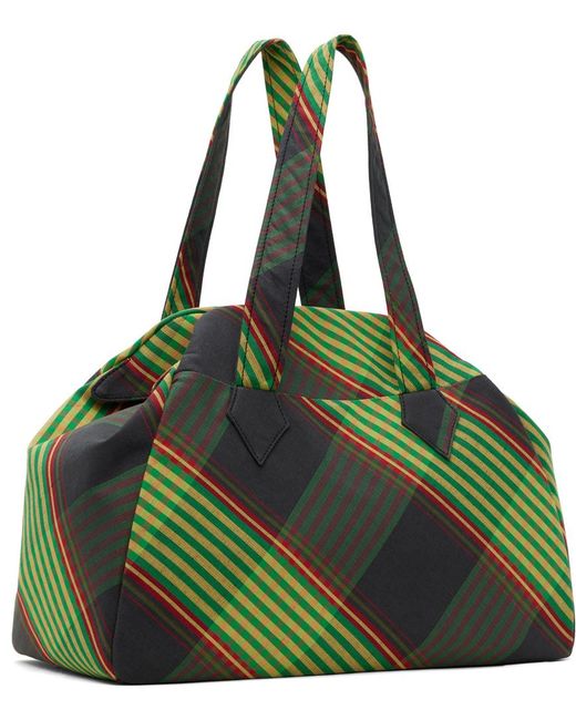 Vivienne Westwood Green Archive Large Yasmine Tote for men