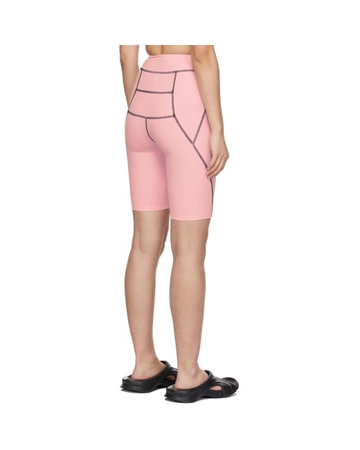 BONBOM Pink Seam Bike Shorts