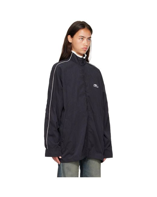 Balenciaga Blue Fluid Peachy Track Jacket