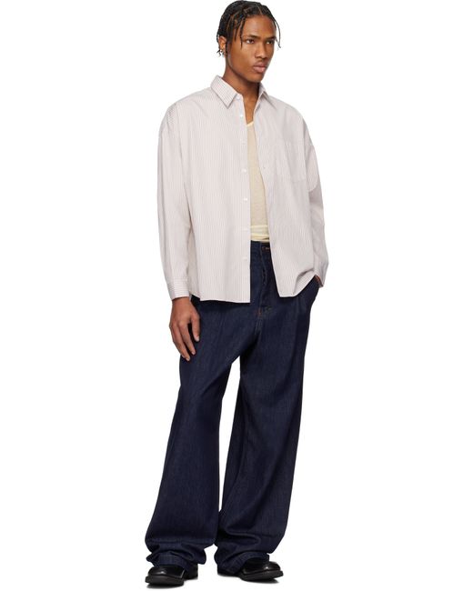 sunflower White Tan Stable Shirt for men