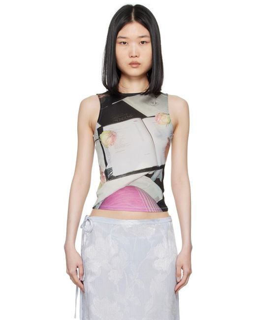 Paloma Wool Ponsa Tank Top in Black | Lyst Canada